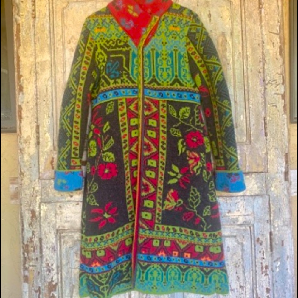 Ivko wool sweater coat